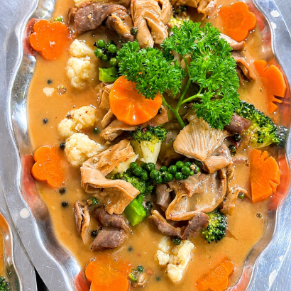 Bao Tử Sốt Tiêu Xanh