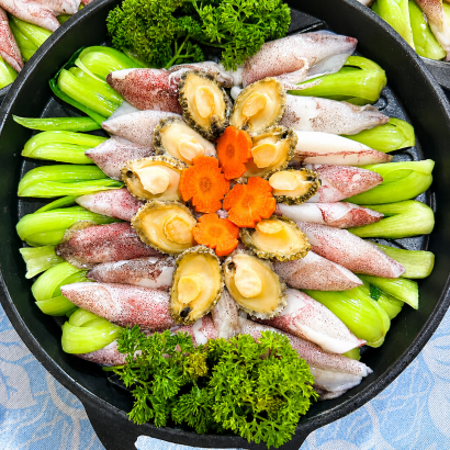 Mực Bào Ngư Sốt Tứ Xuyên