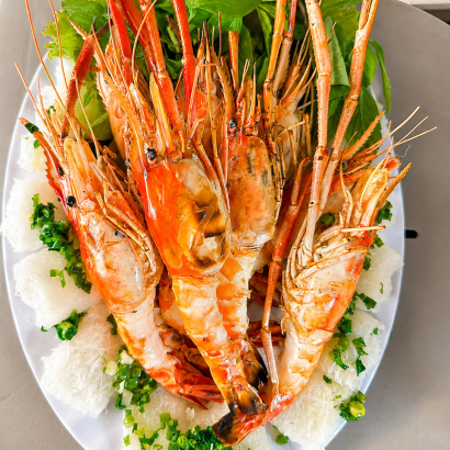 Tôm Càng Nướng Bánh Hỏi